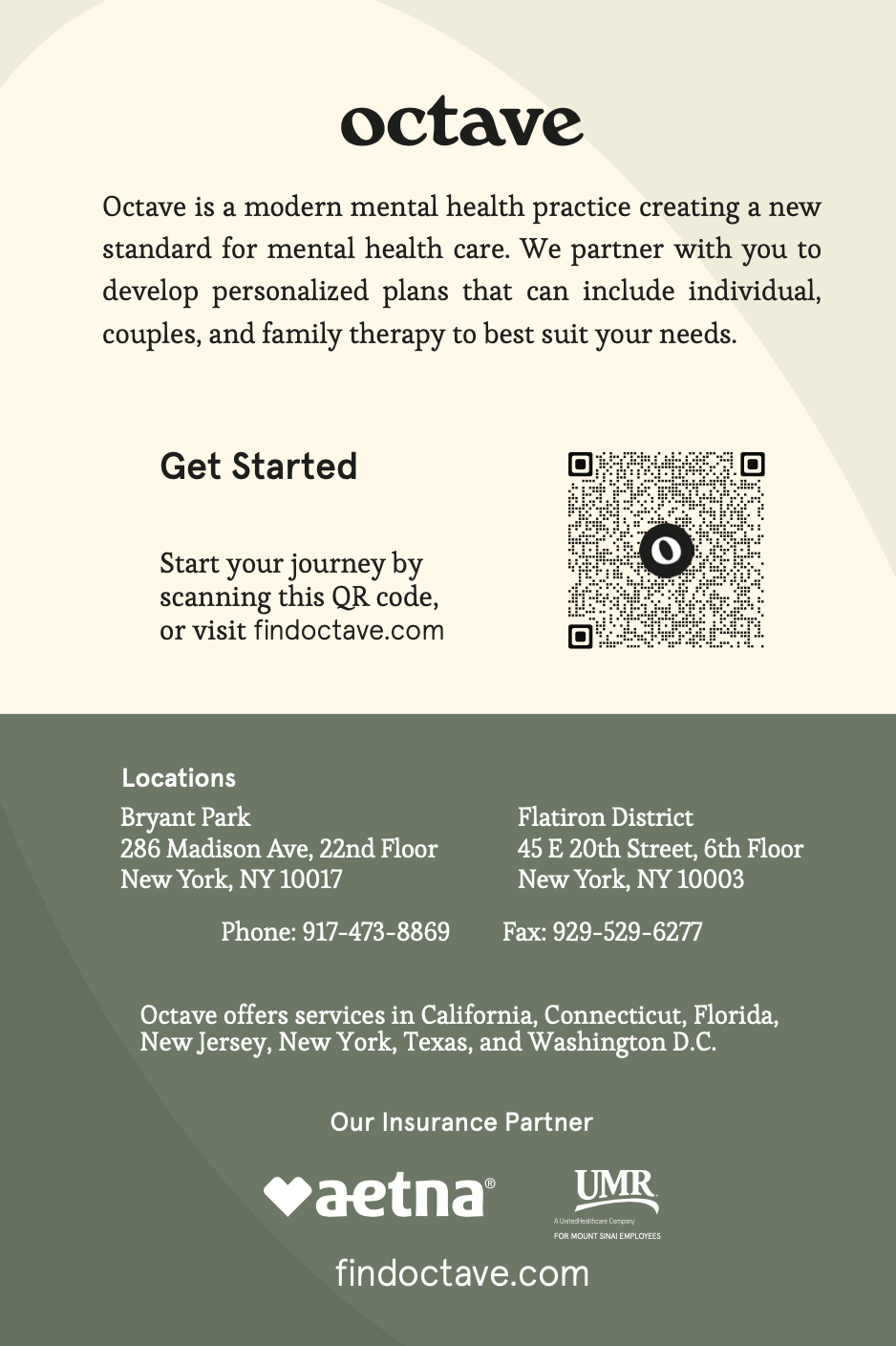Client-facing postcard, variant A