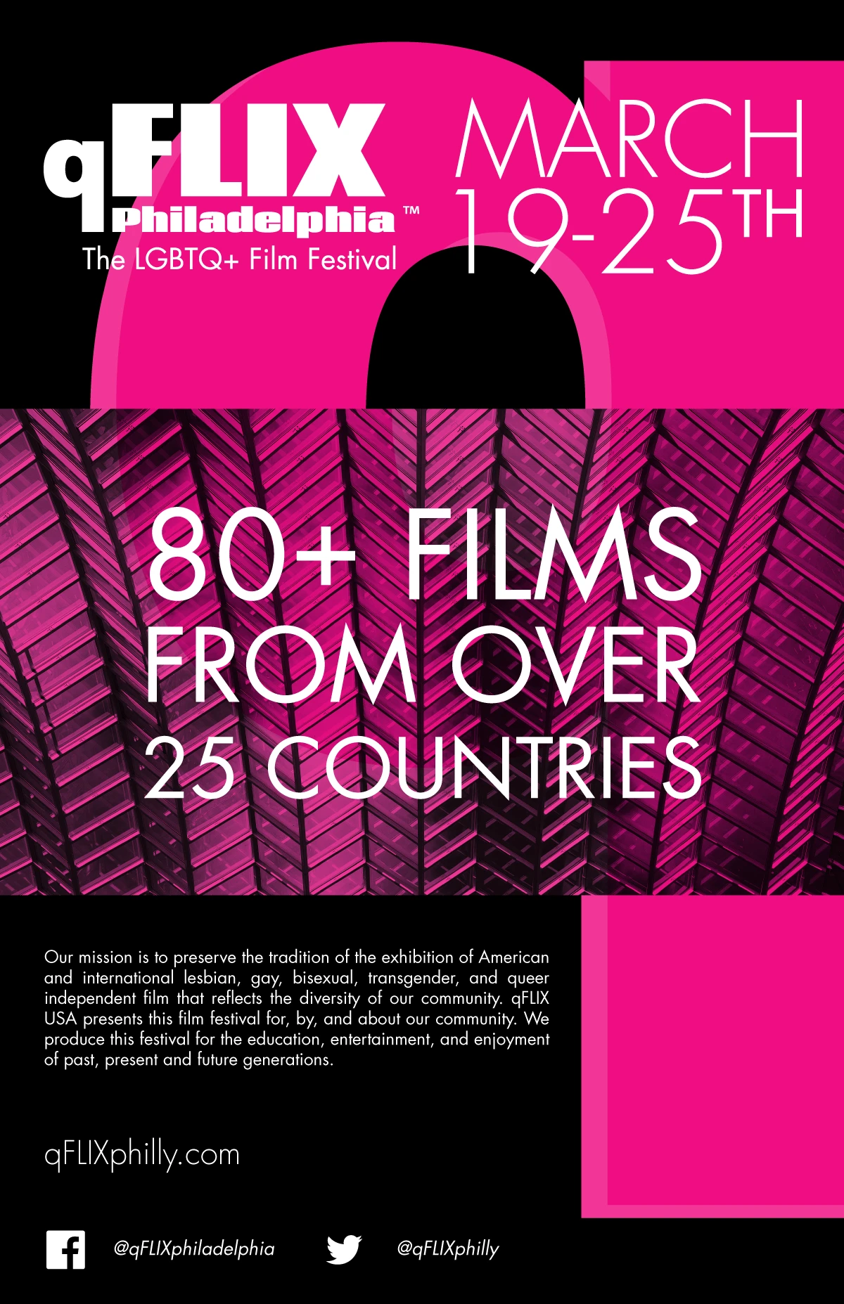 qFLIX festival poster, variant 1