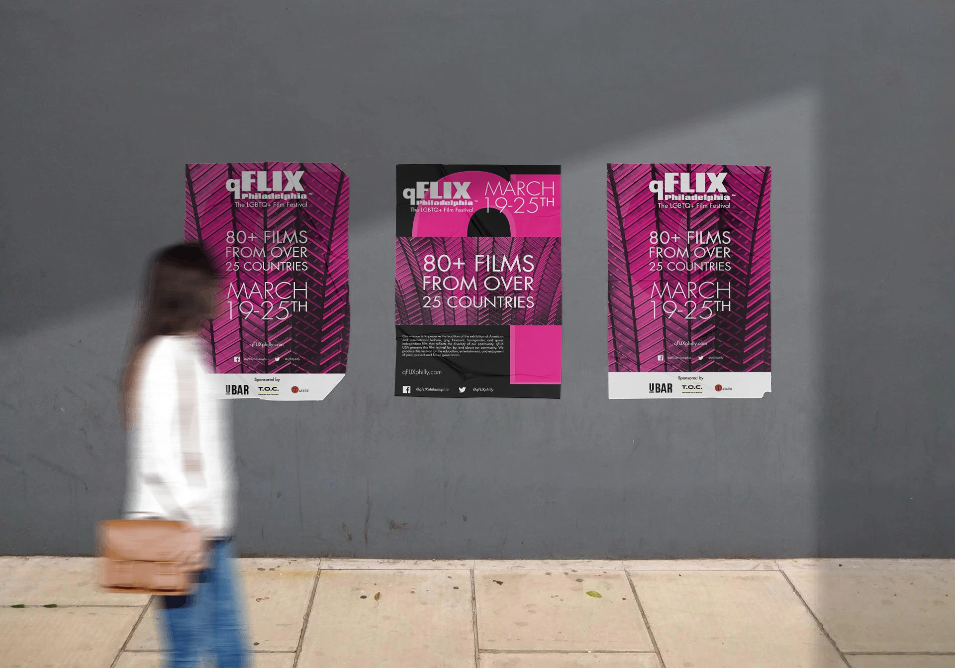 qFLIX festival poster, variant 3