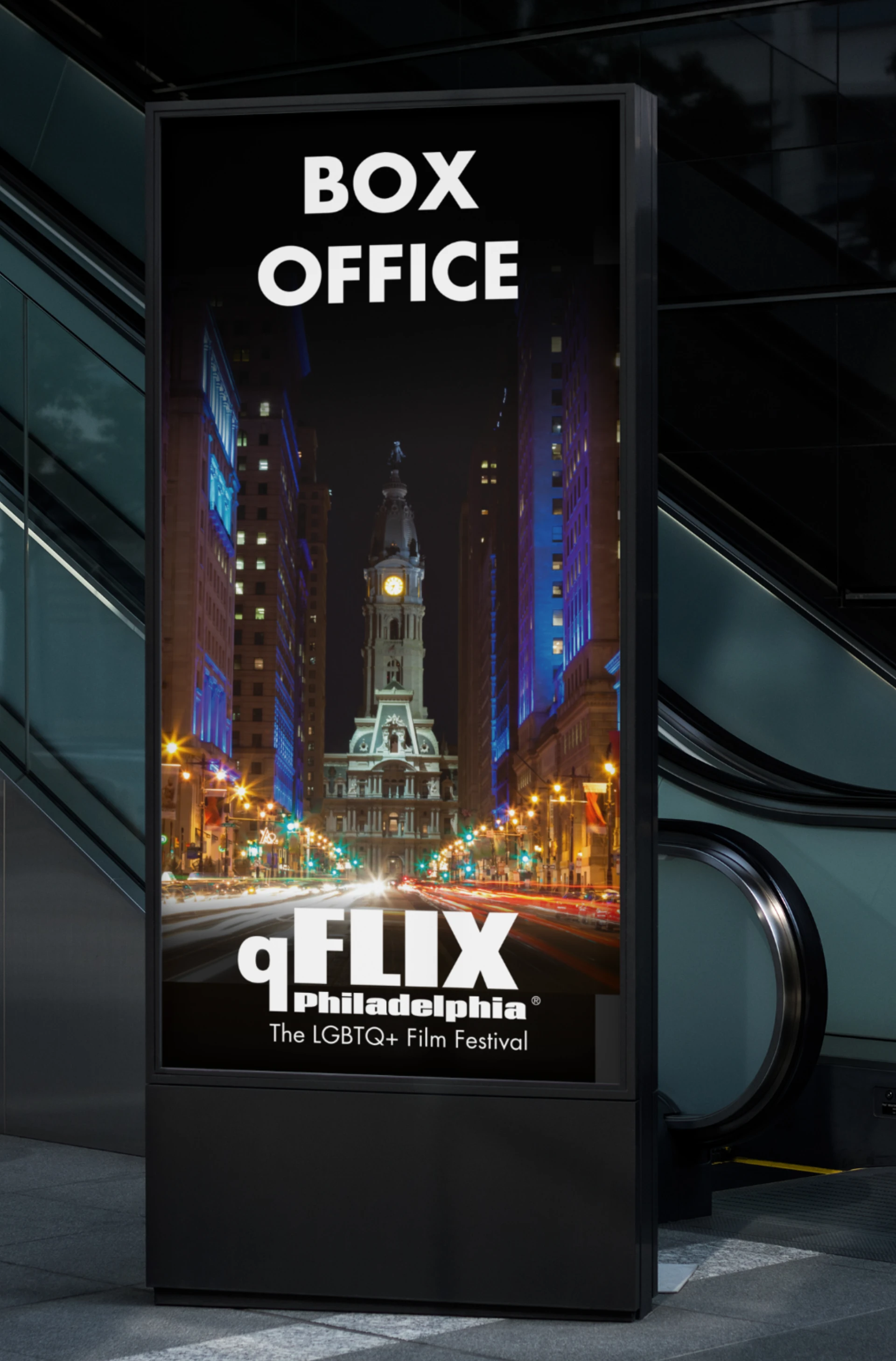 qFLIX wayfinding signage